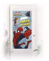 بنر عيد ميلاد للباب من سبايدرمان